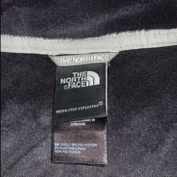 Dark Gray North Face zip-up jacket - Picture 4 of 6